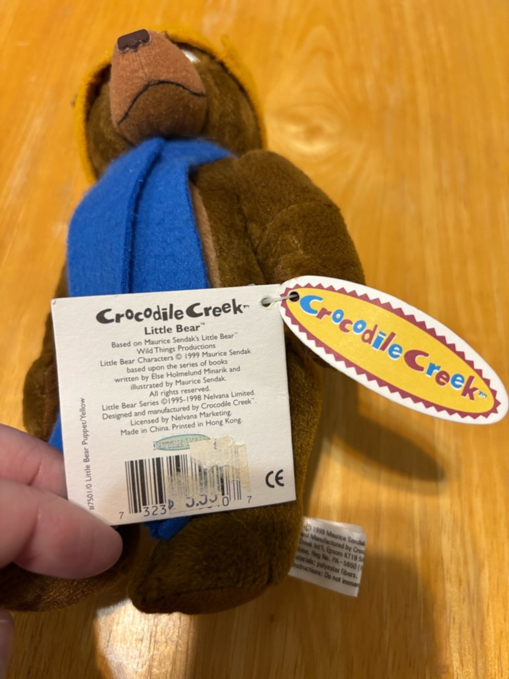 Vintage Maurice Sendak Little Bear Plush - Picture 6 of 6